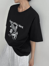 3 TAP Rose Silket Short Sleeve T Shirt (2color)