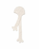 Hand Earflap Beanie - cream