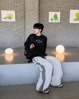 Face Track Line Snap Pants