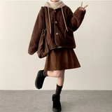 ロングディ フリースポケットジャケット