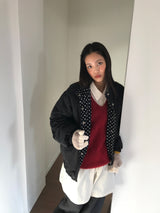 [MD Pick]ウールタッチブラッシュVネックニット (4 Colors)