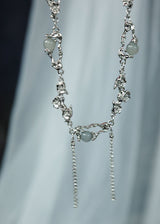 [s.steel] crystal drop chocker | 크리스탈 드롭 초커 목걸이