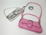 [HOT ITEM♥] 3WAY Y2K ショルダークロスクラッチレザーミニキッチュバッグ - 2 COLOR