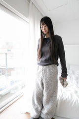 henley neck natural knit(3colors)