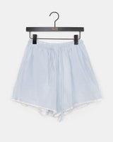 Momu Stripe Burton Lace Cotton Short Pants