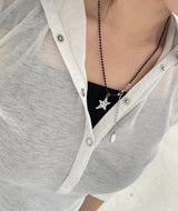Dot Star Dangle Necklace
