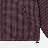 Burnt Check Hood Windbreaker