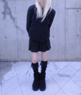 Powder double short coat (2color)