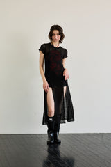 WITTY KNIT ONE-PIECE / BLACK