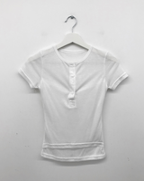Tube layer Henley neck t-shirt (3color)