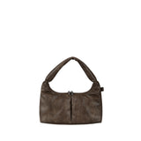 Soft Basket Hobo Bag (S)(brown)