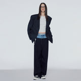 Oversized single-breasted jacket