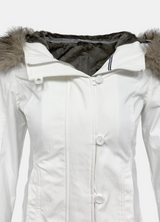 Mode Fur-Hood Short Jumper