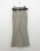[SET]アーデンブーツカットパンツ + ベルト (3color)