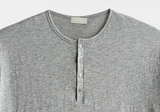 ルックトラビスソフトスラブヘンリーネック半袖Tシャツ