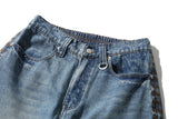 Stella Embroidered Bermuda Pants (Light Blue)