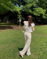 Lebo frill blouse