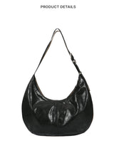 C BELT LOOP HOBO BAG_BLACK