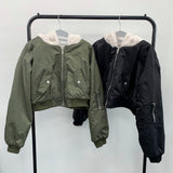 ファーma-1 クロップジャンパー