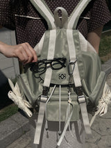 Bow Backpack (Nylon Mute Khaki)