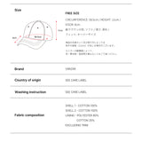VAスタッドツートーンボールキャップ /インディピンク