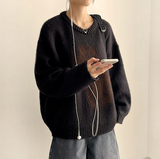Somyi Bold Dice Graphic Oversized Fit Knitwear