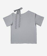 アイリスレースリボンTシャツ #Gray(灰)