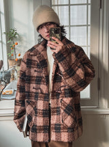 Oted Check Double Coat