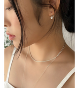 サンデーパールピアス (シルバー)