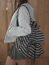 デビルパフバックパック _ ブラックストライプ