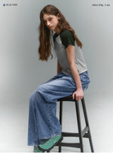 [Unisex] BTB : WAVE WASHING JEANS [BLUE CORE]