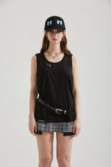 DRILL SLEEVELESS TOP