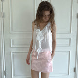 Passionate ruffle blouse (white)