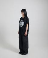 RIB CD TSHIRT-BLACK