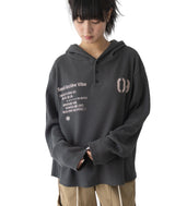 (unisex) Notz Henley Neck Hoodie