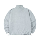 Huke x Nus.ハーフジップアップ（GREY）