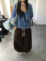 checkered side pants