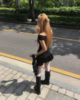 ローズショルダートップス