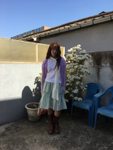 YWD シャーリングスカート(3color)
