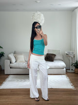mint stripe cami