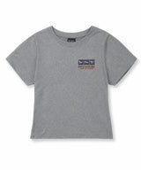 ホースボックスクロップドTシャツ - グレー