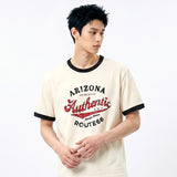 エッセンシャルスタンダード半袖リンガーTシャツアリゾナ クリーム