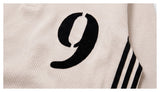 Lena Number Nine Waffle Polo Tee