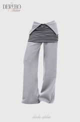 Gradient Off-Shoulder Zip-Up (TOP)