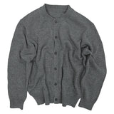 Usual Button Knit Cardigan - 4COLOR