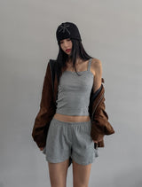Rio High Neck Button Suede Jacket