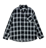 A-ekid overfit check pocket shirt