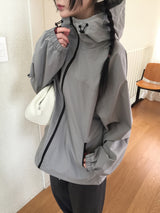 Catter String Hood Windbreaker (3c)
