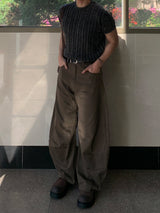 Alfor Pintuck Curved Dart Pants