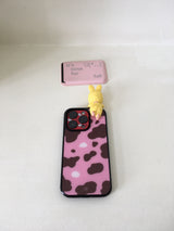 milk cow pattern epoxy phone case